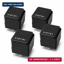 Automotive Relay 4-Pack 12VDC 5-Pin - Compatible with 04727370AA, 50732, 5081 B3