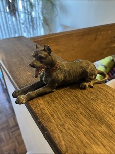 GREAT DANE BOAR HOUND GERMAN MASTIFF HEYDE GERMANY 7" DOG METAL FIGURINE