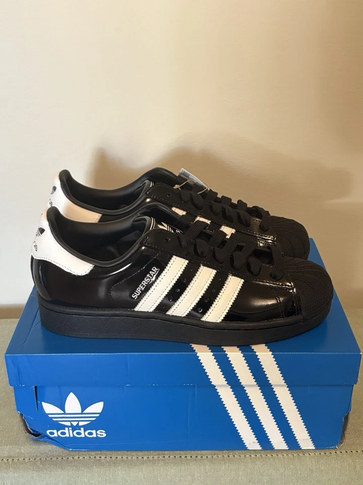 adidas Originals Superstar II JH7756 Core Black White Women Size 8.5 - Image 2 of 4