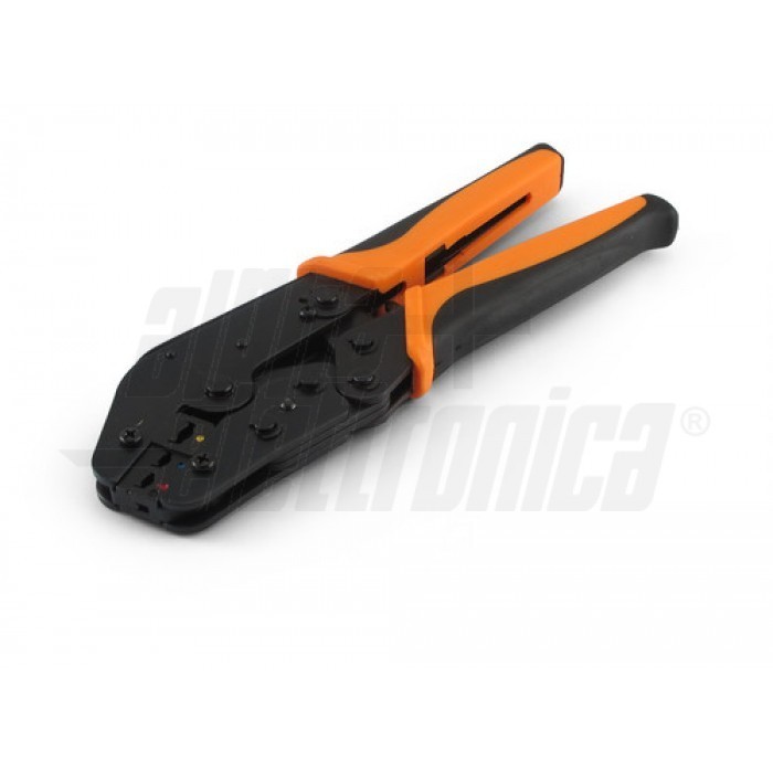 Pinza a Crimpare Professionale per Terminali Pre-Isolati 0.5-6mm²