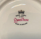 QUEEN ANNE TEA CUP & SAUCER PINK FLOWERS BONE CHINA MADE IN ENGLAND — photo 4