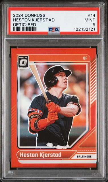 2024 Panini Donruss Optic-Red #14 Heston Kjerstad 71/99 PSA 9