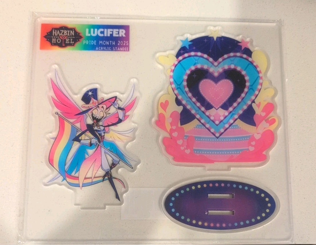 Hazbin Hotel ルシファー　アクリルスタンド　PRIDE Pride 2025 Lucifer Acrylic Standee | Hazbin Hotel