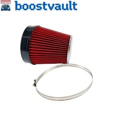 Red 6 152mm Inlet 7in Tall Car Truck Air Intake Cone Replacement Dry Air Filter Red 6 152mm Inlet 7in Tall Car Truck Air Intake Cone Replacement Dry Air Filter