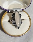 A RARE FIND, BEAUTIFUL AGATE STERLING RING BY "CII" SIZE 7.5 — photo 2