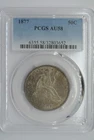 1877 Seated Liberty Half Dollar PCGS AU58