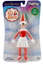 Flexfigs Elf on the Shelf Scout Elf Girl Blue Eyes bendable figure 89248