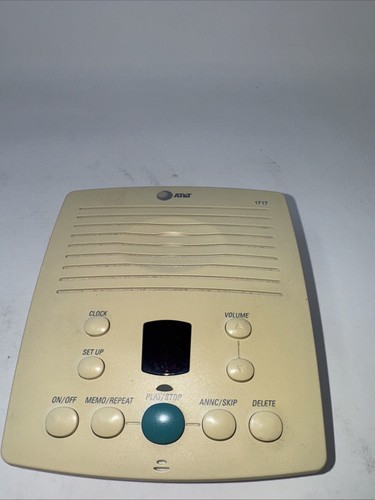 AT&T Tapeless Digital Answering System Machine with Time/Day - Zdjęcie 2 z 3