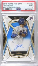 2019 Topps Five Star Auto Blue 20/25 Jeff McNeil #FSA-JM PSA 9 MINT Auto 1q7