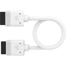 Corsair iCUE LINK Cable; 2x 200mm with Straight connectors; White