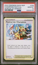 2022 Pokemon GERMAN World Championships Festival of Champions SWSH296 PSA 10 on eBay