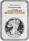 1997-P $1 American Silver Eagle PF69UCAM NGC