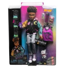 Monster High Clawd Wolf Werewolf Doll with Pet Gargoyle Bulldog & Accessories NI