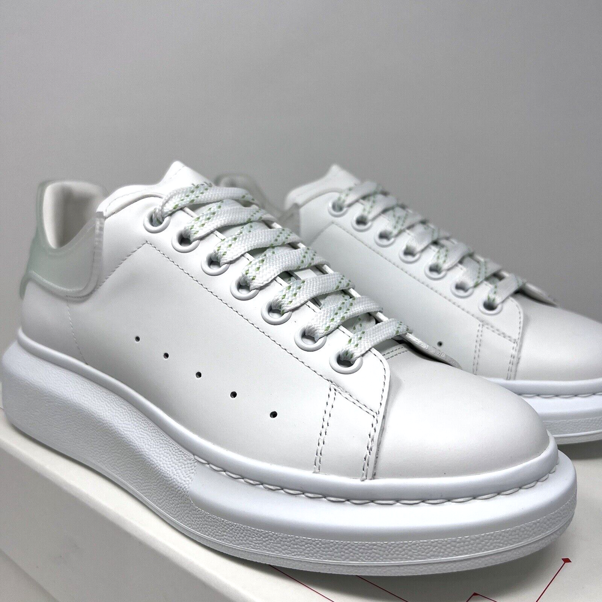 Size 7.5 - Alexander McQueen Oversized Sneaker White Mint