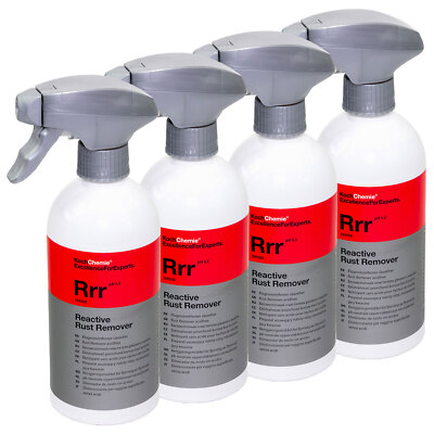 4x 500ml Koch Chemie Reactive Rust Remover Rrr Flugrostenferner Säurefrei 359500