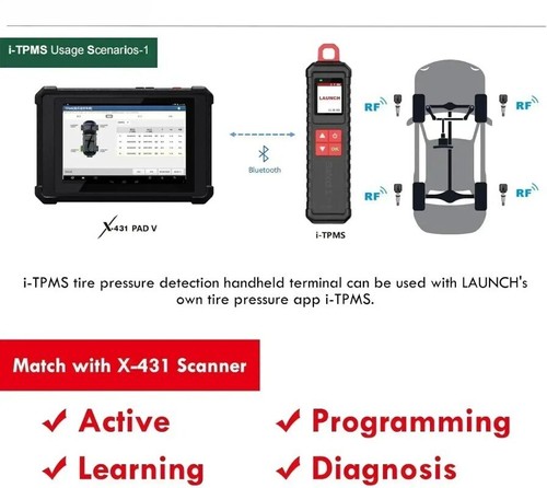 NUEVO Detector de presión de neumáticos Sensor de presión de neumáticos para herramientas de diagnóstico I-TPMS APP - Imagen 5 de 19