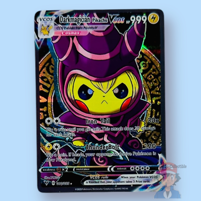 Pikachu Dark Magician Yugioh Cosplay Cute Doujin ACG HOLO Card - Near Mint  C. | eBay