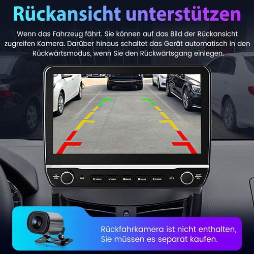 10.1" Android 13 6+128G Für Peugeot 207 2006-2015 Autoradio BT Carplay DAB+ WIFI - Bild 8 von 12