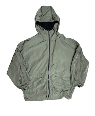 Veste à capuche réversible Alo Yoga Legion micro polaire verte