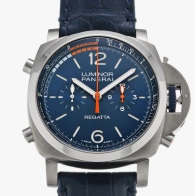 PANERAI LUMINOR REGATTA BLU MARE CHRONO FLYBACK - PAM01216 - Fullset+Neuwertig - Bild 1 von 4