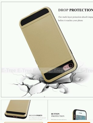 Kartenetui Tasche Stoßfest Slim Wallet Case Hülle für Apple iPhone 7PLUS