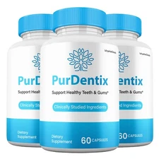 Pur Dentix Pills for Gums and Teeth Probiotics, Oral Supplement (3 Pack)