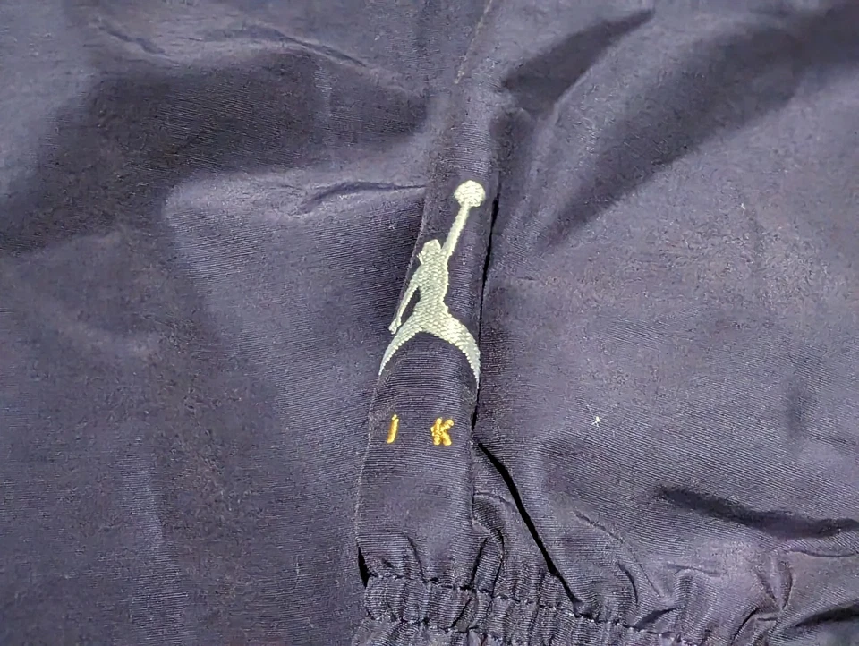 Chaqueta cortavientos Air Jordan Jumpman negra y azul DA7172-410 para hombre talla XL Foto 4 de 4