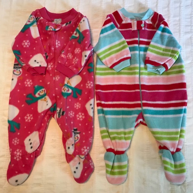 The Children's Place Infant Baby Fleece Christmas Pajamas Bundle Set, 0