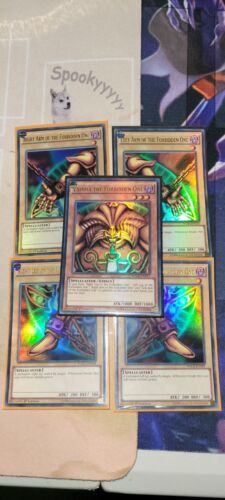 Full Exodia The Forbidden One 5 Card Set [A] YGLD-ENA17 Ultra Rare 1st Edition - Photo 1 sur 1