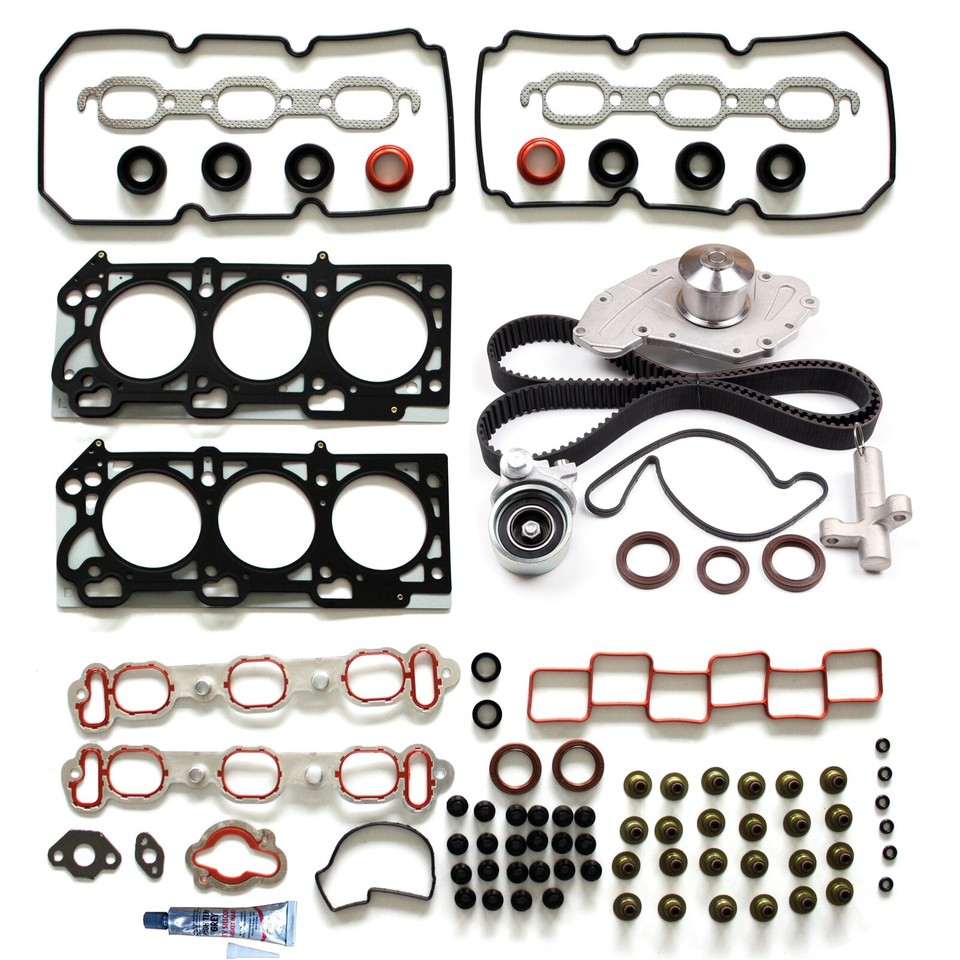 Fits 2006 Dodge Charger 3.5 Head Gasket Set Timing Belt Kit Tensioner