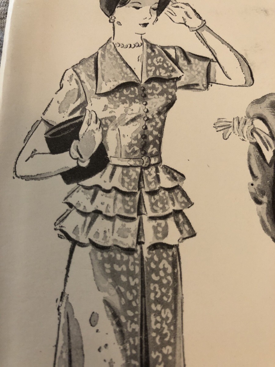 FF Vintage 1950's New York Two Piece Dress Pattern #791 FF Vintage 1950's New York Two Piece Dress Pattern #791