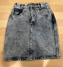 Vintage Calvin Klein Jean Skirt Women's Pencil Acid Wash Denim Size 3