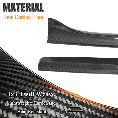 Alerón de faldones laterales de carbono para Audi A5 S5 8T B8 S-Line 2008-2016 - Imagen 10 de 13