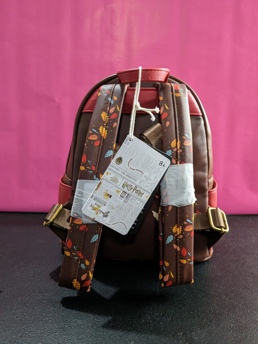 【Lounge Fly】Harry Potter Hogwarts Fall Leaves MiniBackpack Amazon.com | Loungefly Harry Potter Hogwarts Fall Leaves