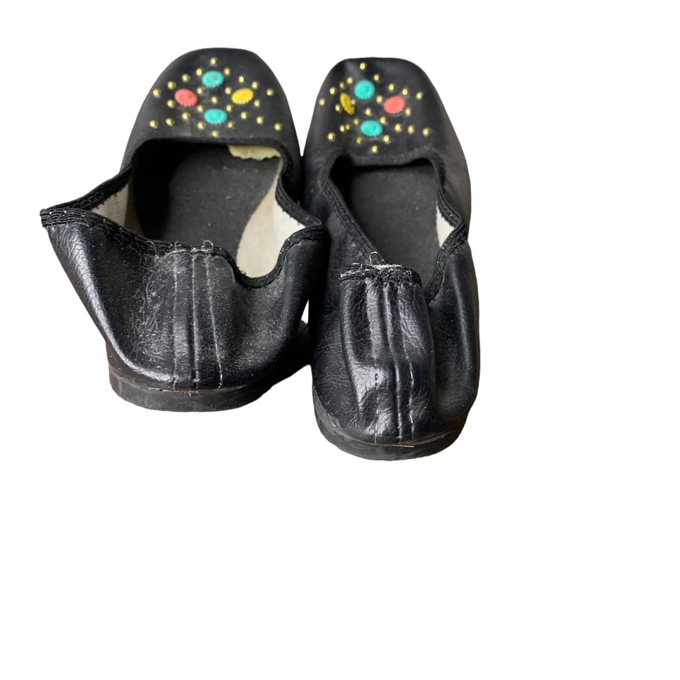 Zapatos Etell Zapatillas Planas Mujer 8 Tachuelas Negras De Colección Sin Cordones Foto 4 de 4