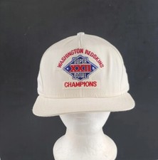 Washington Redskins XXII Super Bowl Champions White NFL Snapback Hat Cap Vintage
