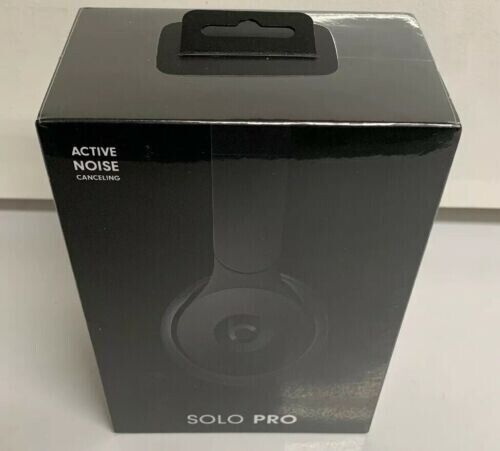 New Sealed Beats by Dr. Dre Solo Pro Wireless Noise Cancelling Headphones  BLACK