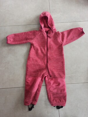 Cooler Softshellanzug Anzug Gr. 86 von Name it Playtech rot Beere pink