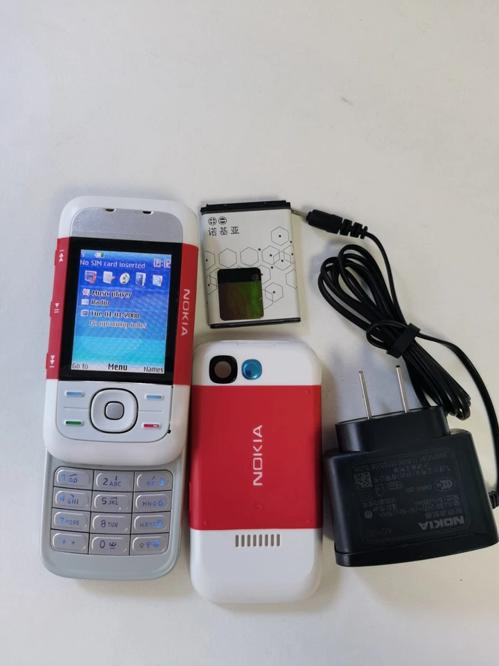 Nokia 5300 Unlocked Original Working Mobile Phone Bluetooth Red - Image 4 of 4