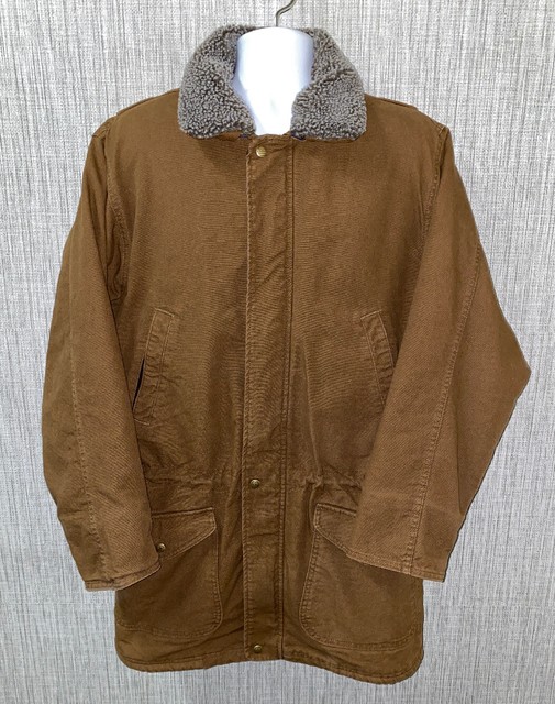 canvas jacket with fleece lining