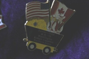 Lions Club Pin WASHINGTON  MD-19 1988