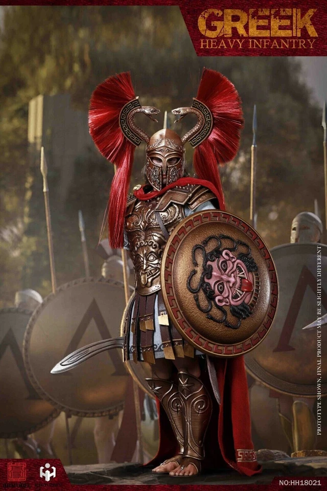 HHmodel & HaoYuTOYS HH18021 Imperial Army Greek Heavy Infantry 1/6 Figure Gift - Image 2 of 4