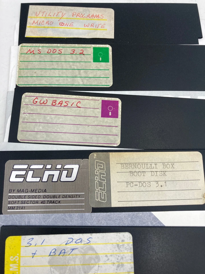 Lot of 14 MS DOS Operating System 5.25 Floppy Disk TeleVideo CB 86 GW BASIC - Image 4 of 4