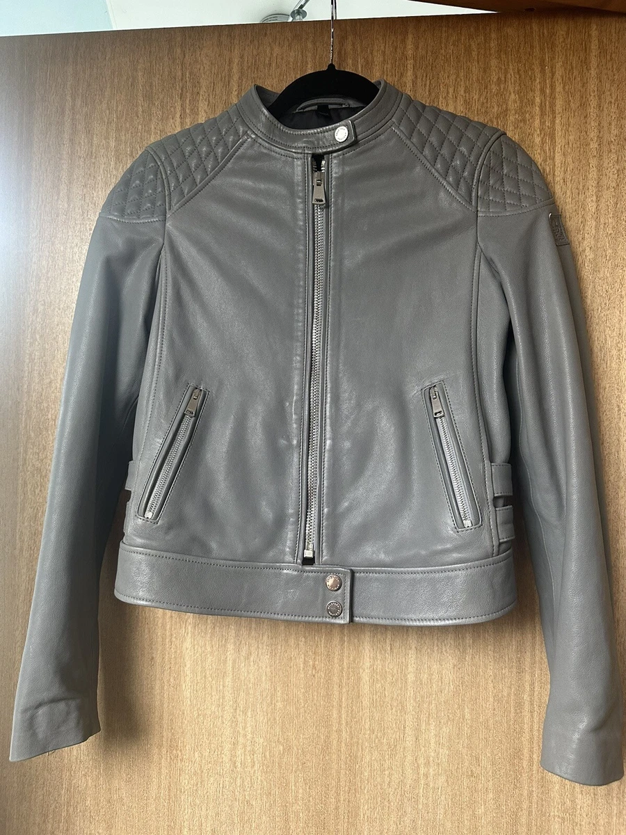 Belstaff ladies leather store motorcycle jacket