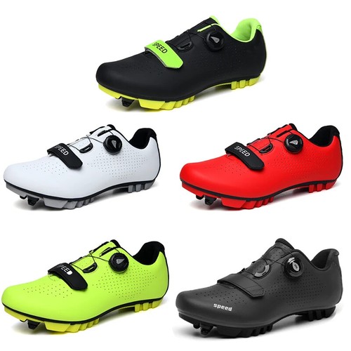 Herren MTB-Fahrradschuhe Rutschfestestollen Rennrad Outdoor-Radfahren-Turnschuhe - Picture 17 of 31