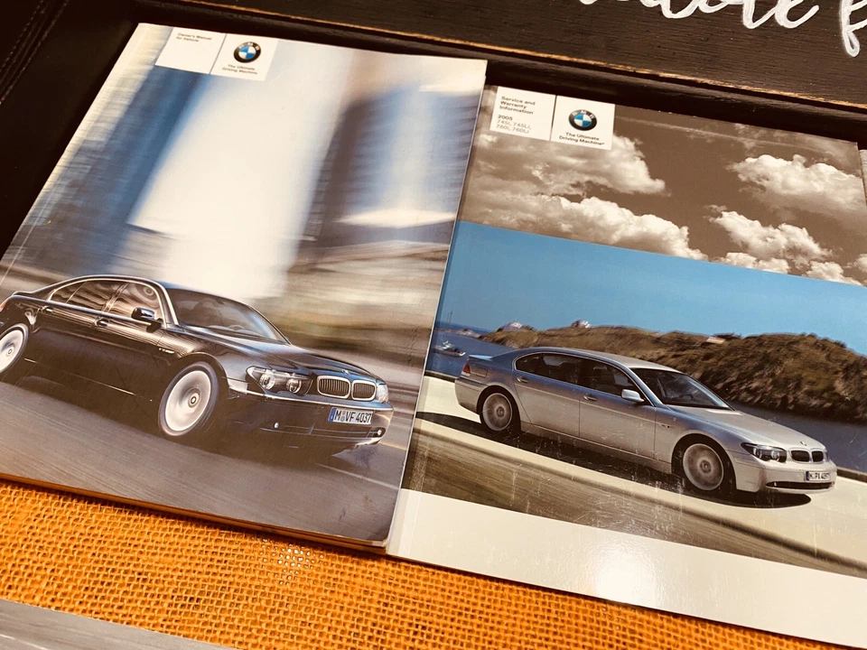 2005 BMW 7 SERIES 745i 745Li 760i 760Li MANUAL DO PROPRIETÁRIO +INFORMAÇÕES DE NAVEGAÇÃO (CONJUNTO COMPLETO - Imagem 2 de 4