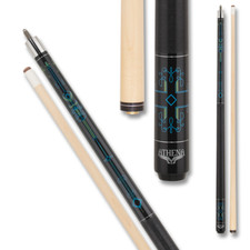 Athena ATH51 verde lime e blu spilla striscia stecca biliardo bastone biliardo