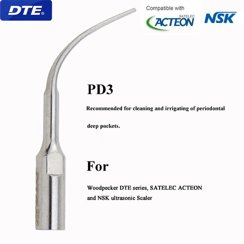 Puntas escaladoras ultrasónicas dentales Woodpecker DTE Endo Perio PD1 PD3 PD4D Satelec NSK - Imagen 45 de 76