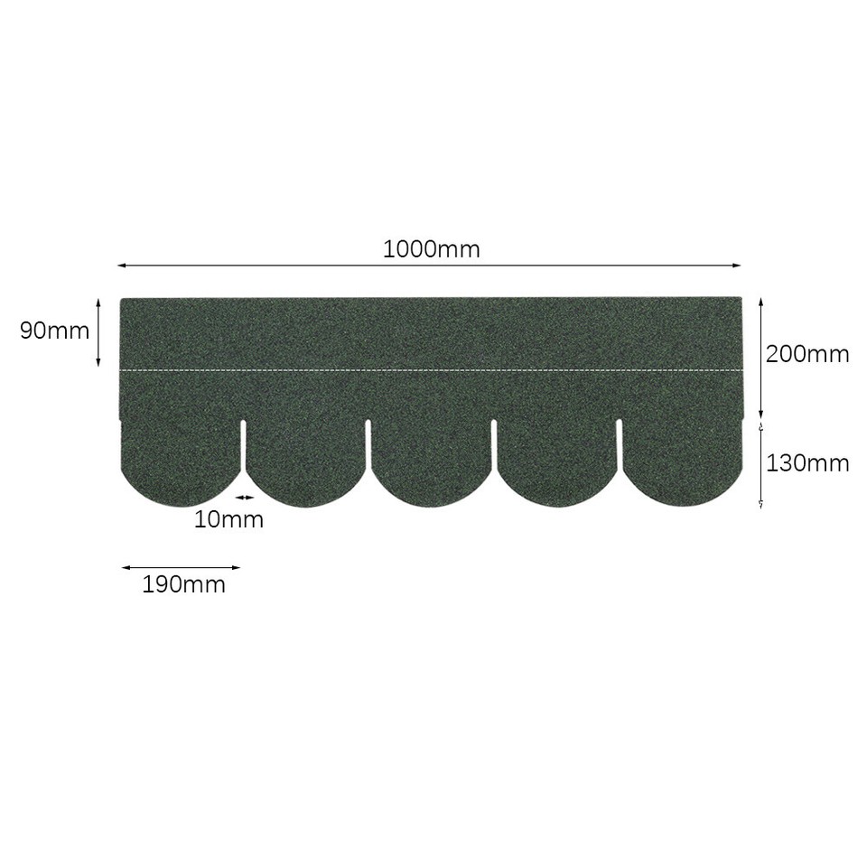 Self Adhesive Asphalt Roof Felt Tiles Shingles Sheds Cabins