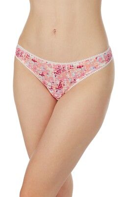 On Gossamer L141109 Womens Bright Spot Printed Hipster Thong Size XS/S